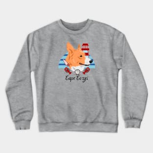 Cape Corgi Crewneck Sweatshirt